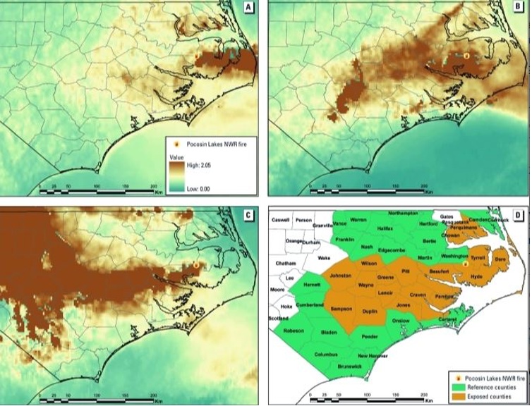 Combined Data on Wildfires and Health