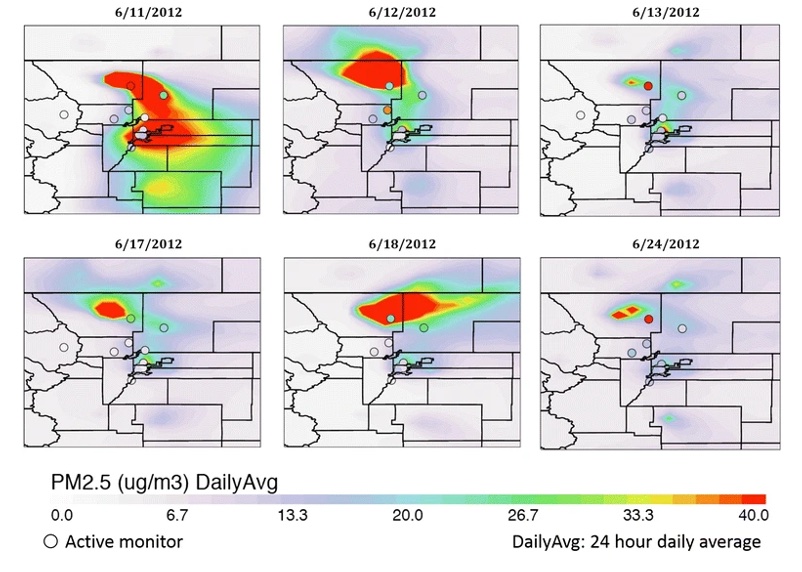 Combined Data on Wildfires and Health